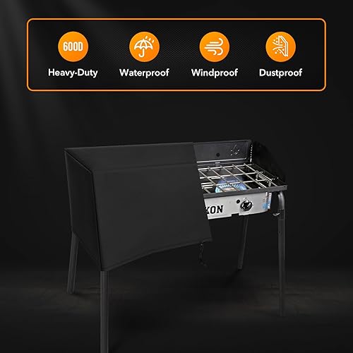 Miniatura 3 de ZBXFCSH Cubierta de patio resistente para estufa Camp Chef de 2 quemadores OSD-60LW, EX-60, CC-60, DL-60, DC-60LW, DH-280, DH-170, SOC-60