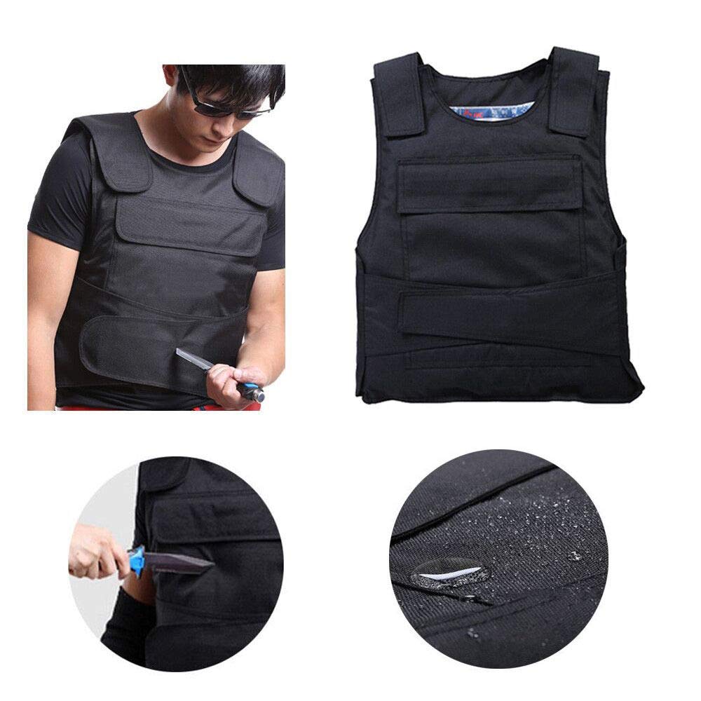 Security Stichschutzweste，Wachschutz Polizei Metallgewebe Ballistische Tactical Weste Draussen Schutzweste Paintball Airsoft Für Outdoor Aktivitäten