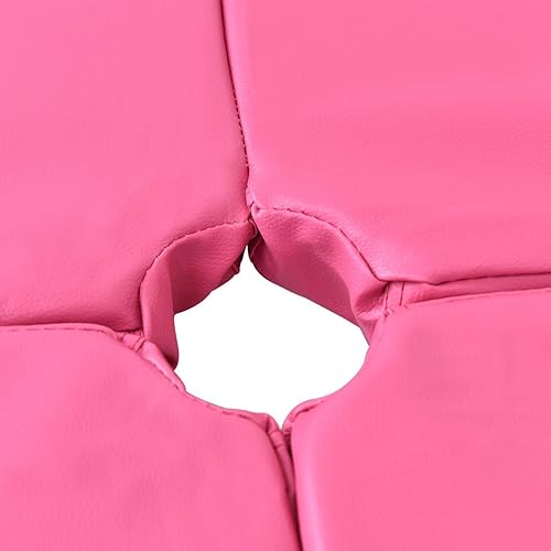 Miniatura 9 de Tangkula Tapete de baile de poste, plegable, redondo, con acolchado de espuma EPE y cubierta de poliuretano, cojín protector de seguridad para