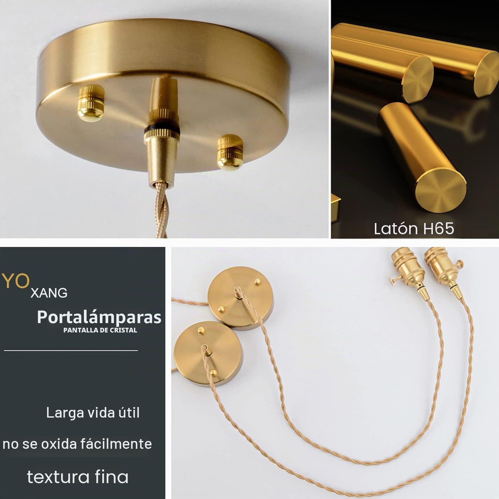 Moderno LED Iluminación colgante Creativo Candelabros Luces de techo Habitación Lámpara de noche Vidrio Pantalla de lámpara Latón Portalámpara Luces colgantes E27 Ø17CM (Transparente, Vidrio)