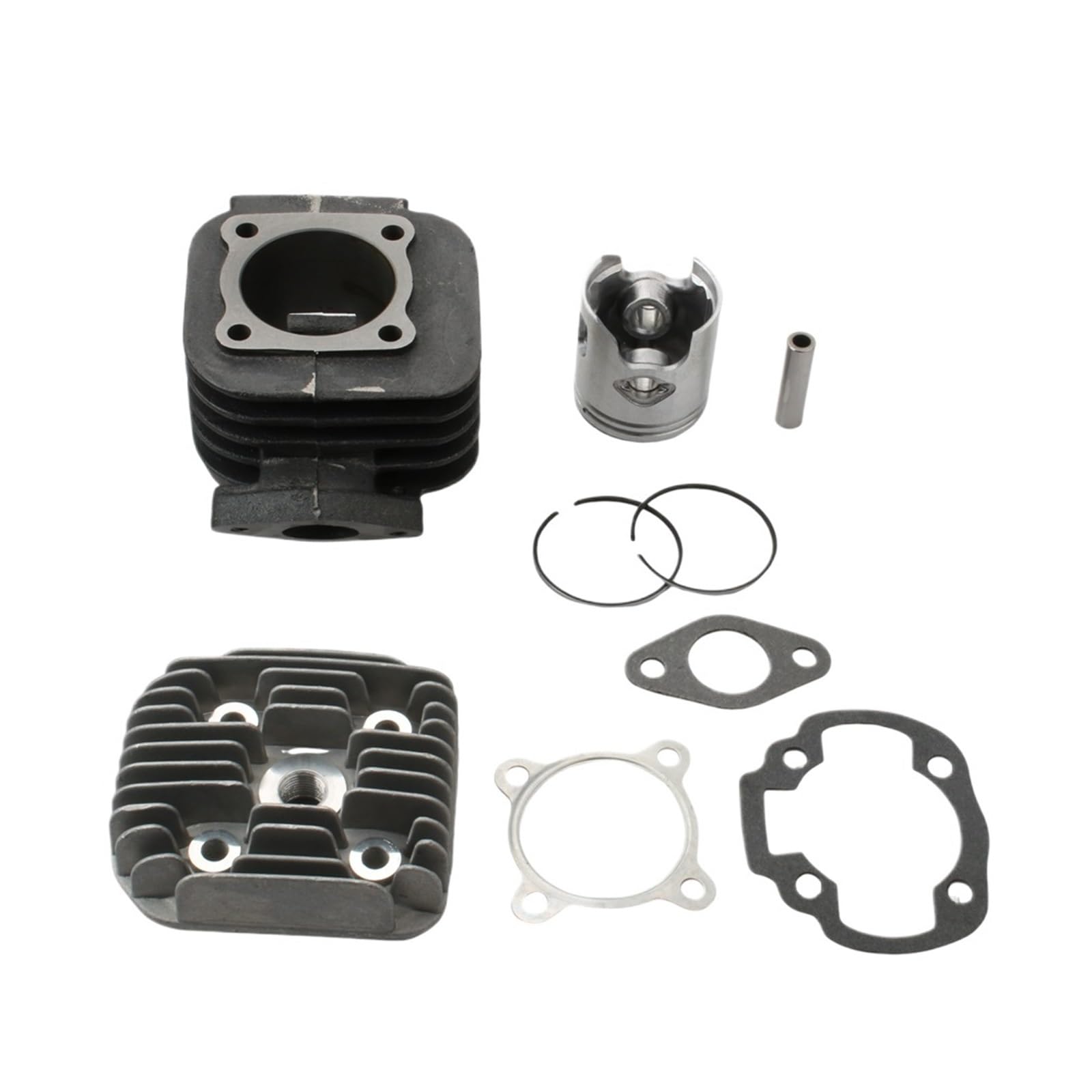 Cilindro de gran diámetro 47mm para scooter 50cc 2T con bulón de 10mm