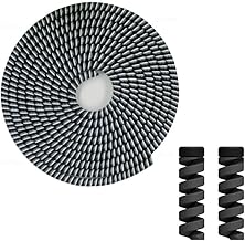 skysia Spiral Cable Charger Protector Wire Protector – Data Cable Saver, Earphone Cable Cover, Cords Protective Wire Winder Sleeve Charger Cover (1 Black Spiral 2 Pcs Protector)