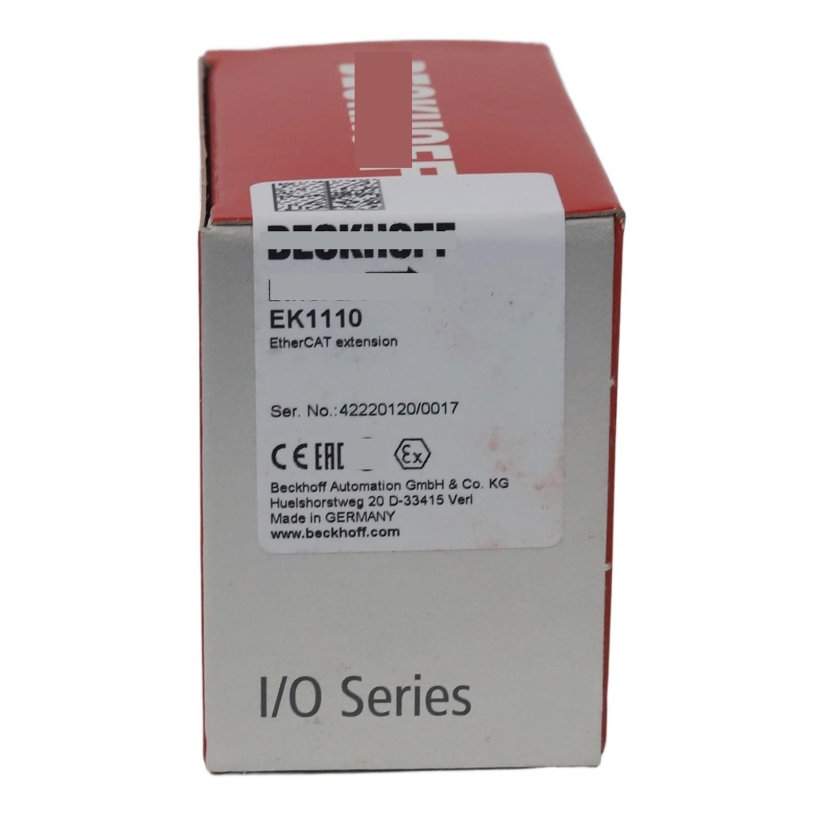 EVPZPLKMGT EK1110, EtherCAT Coupler PLC IO Module