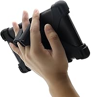 Vista 5 de CHINFAI Funda universal para tablet de 7 pulgadas, a prueba de golpes, con soporte de silicona para todas las versiones, RCA Voyager, Vankyo
