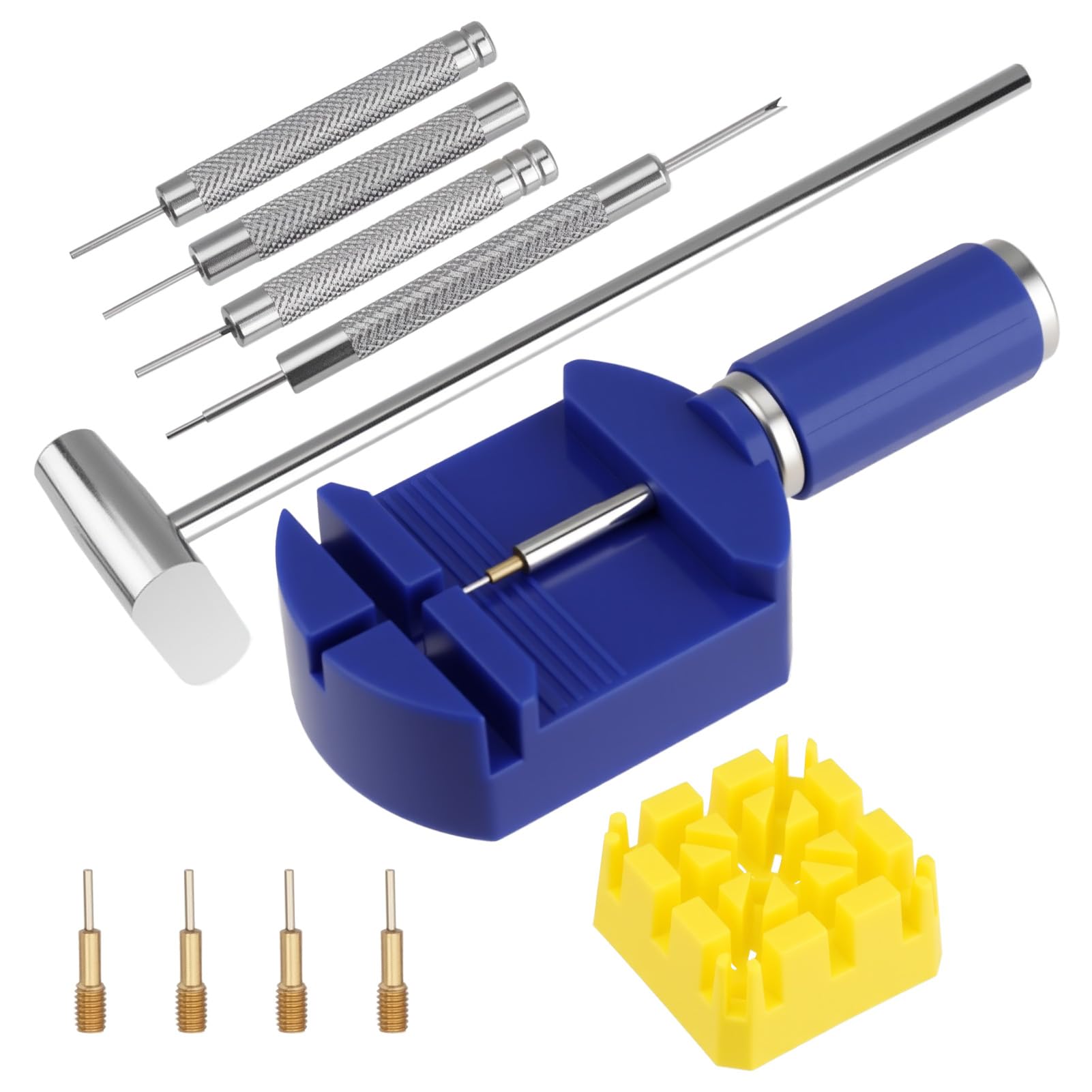 Juego de herramientas de reparación de correa de reloj, extractor de pasadores