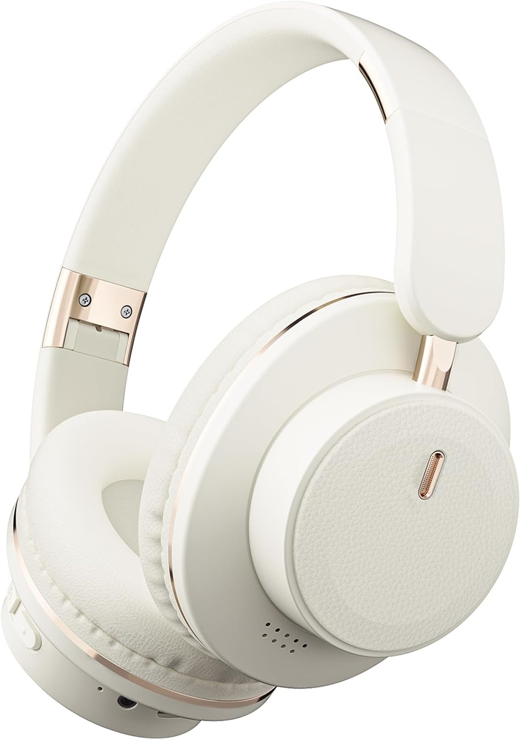 ESoundvol Bluetooth Headphones Over Ear, 65H Playtime HiFi Stereo Over Ear Headphones Wireless with Deep Bass & Soft Earmuffs, Fashional Foldable Lightweight Headphones for Travel/Office/Cellphone/PC