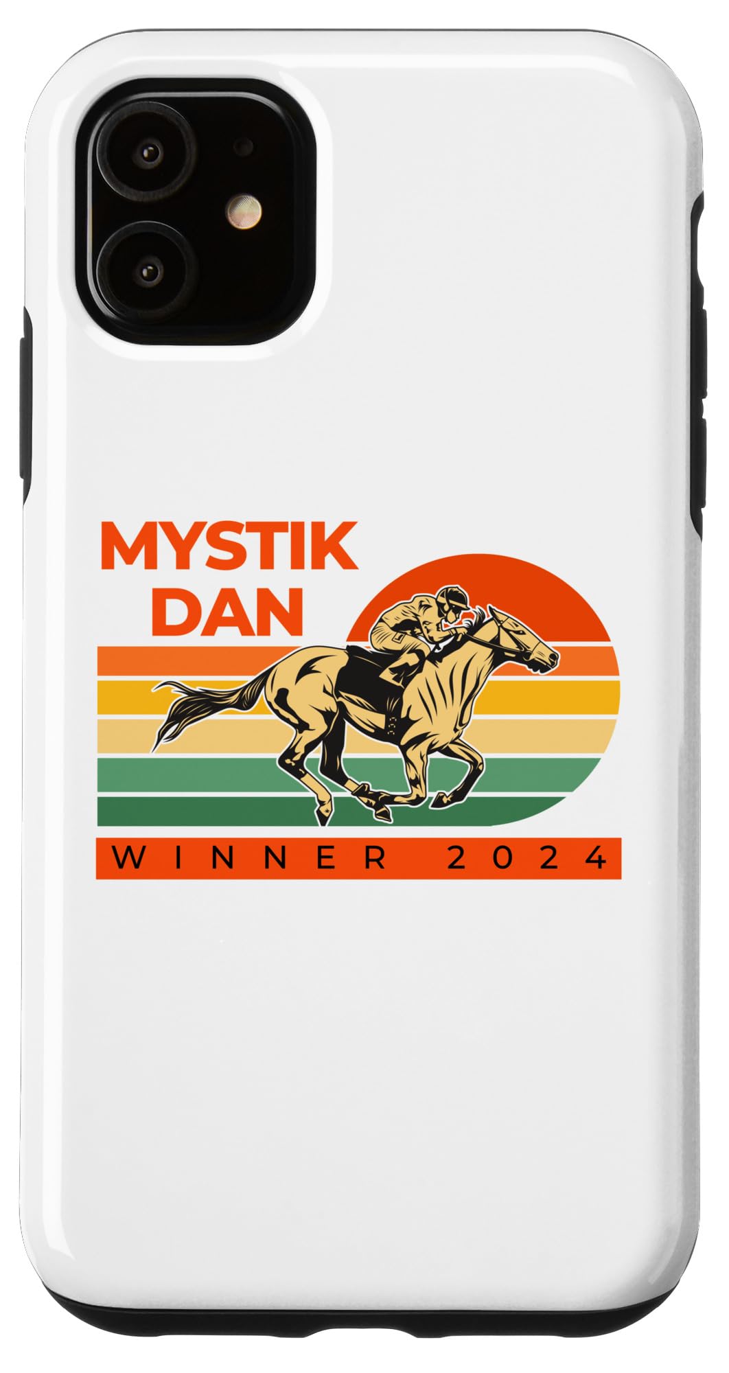 iPhone 11 mystik dan winner 2024 funny retro Case