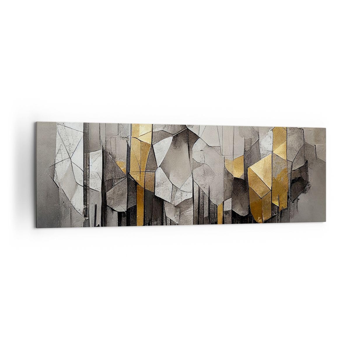 Stampe da Parete Moderne 160x50 cm Quadro su Tela Astratto Arte - 5644 | Deco Astrazione Quadro Decorativo Grande XXL 1 pezzo Soggiorno Camera da Letto Arte da Parete Decorazione da Parete ARTTOR