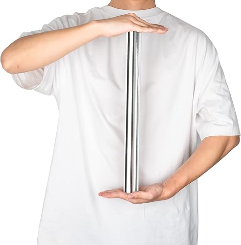 Miniatura 6 de RUSPEPA Papel de regalo metálico plateado, papel de color sólido, perfecto para bodas, cumpleaños, Navidad, baby shower, 17 pulgadas x 32.8 pies