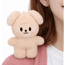 Skzoo Magnetic Plush Doll with Stand Base - Cute Animal Collectible Figure for Desk & Backpack 5 inch - Fun Toy for Concert & Daily Decor - PuppyM