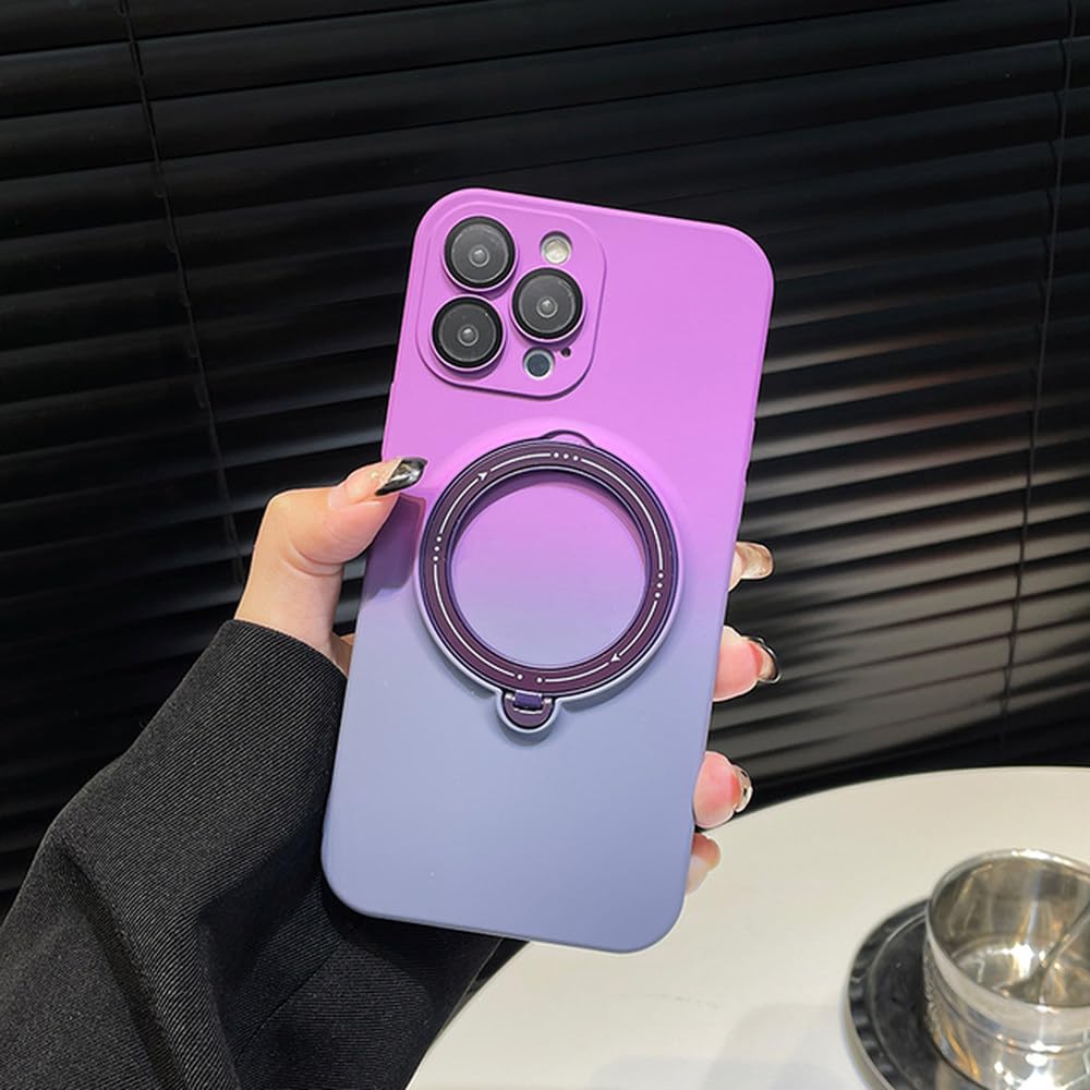Coque silicone iPhone 12 Pro compatible charge sans fil avec support pliable intégré - 8