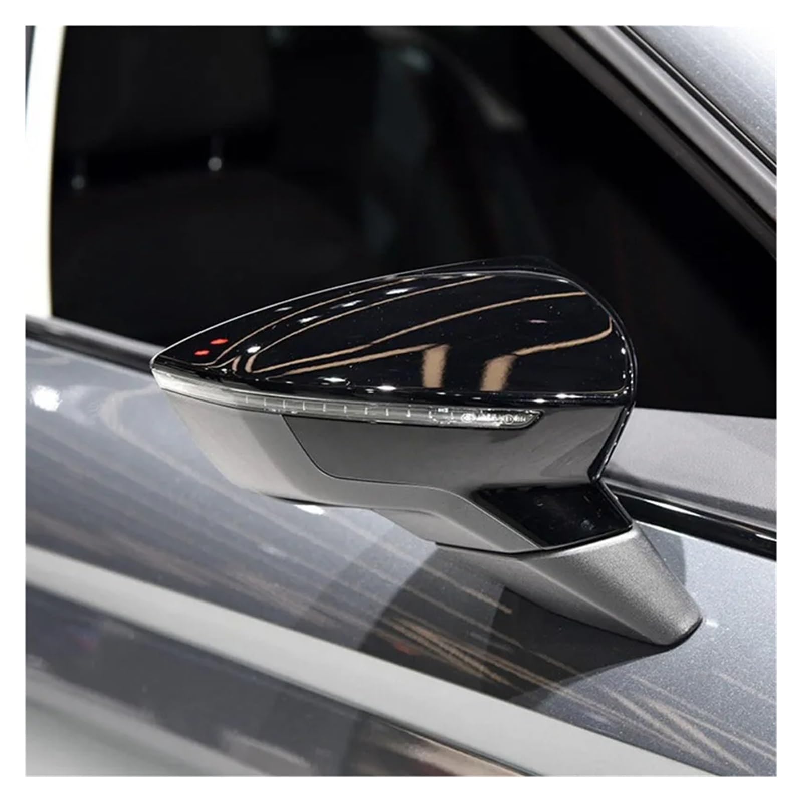 Coque de rétroviseur pour Ford pour Focus pour Mk3 Coque Rétroviseur Latéral Accessoires Gauche Droite Rétroviseur Couvercle pour St pour RS 2012-2018 Coques rétroviseurs latéraux (Color : Carbone