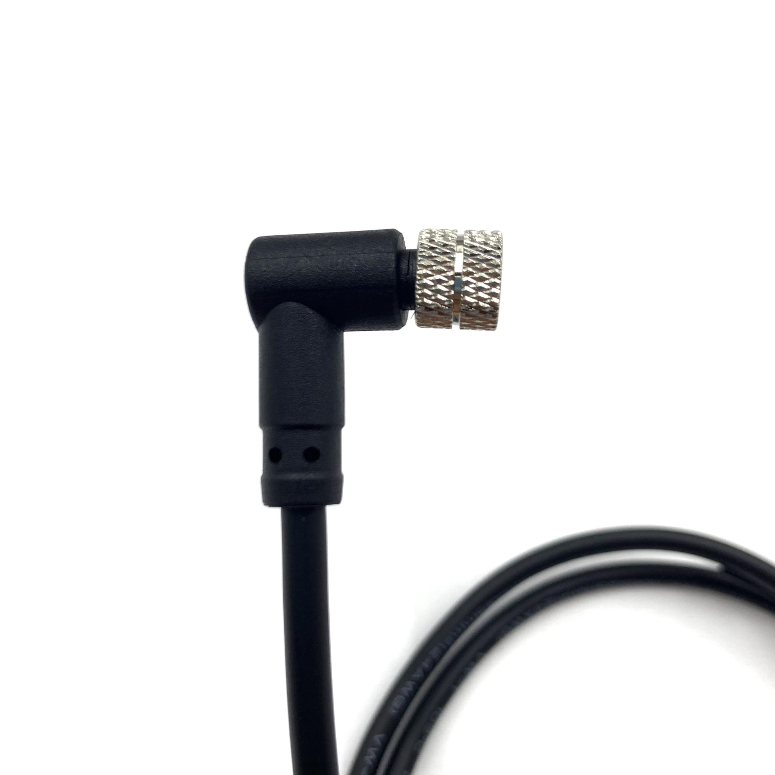 Cavo Industriale M8 3 Poli A 90 Gradi - Connettore Femmina Con Codifica, IP67, 1 Metro, Per Sensori E Aviazione - Foto 2