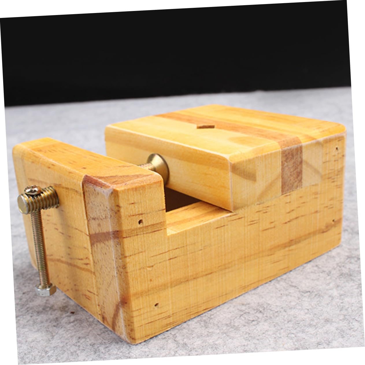 木製　小物入れ　刻印　組み木 Amazon.co.jp: OHPHCALL 松印彫刻台 篆刻ベッド 小さな万力 木工