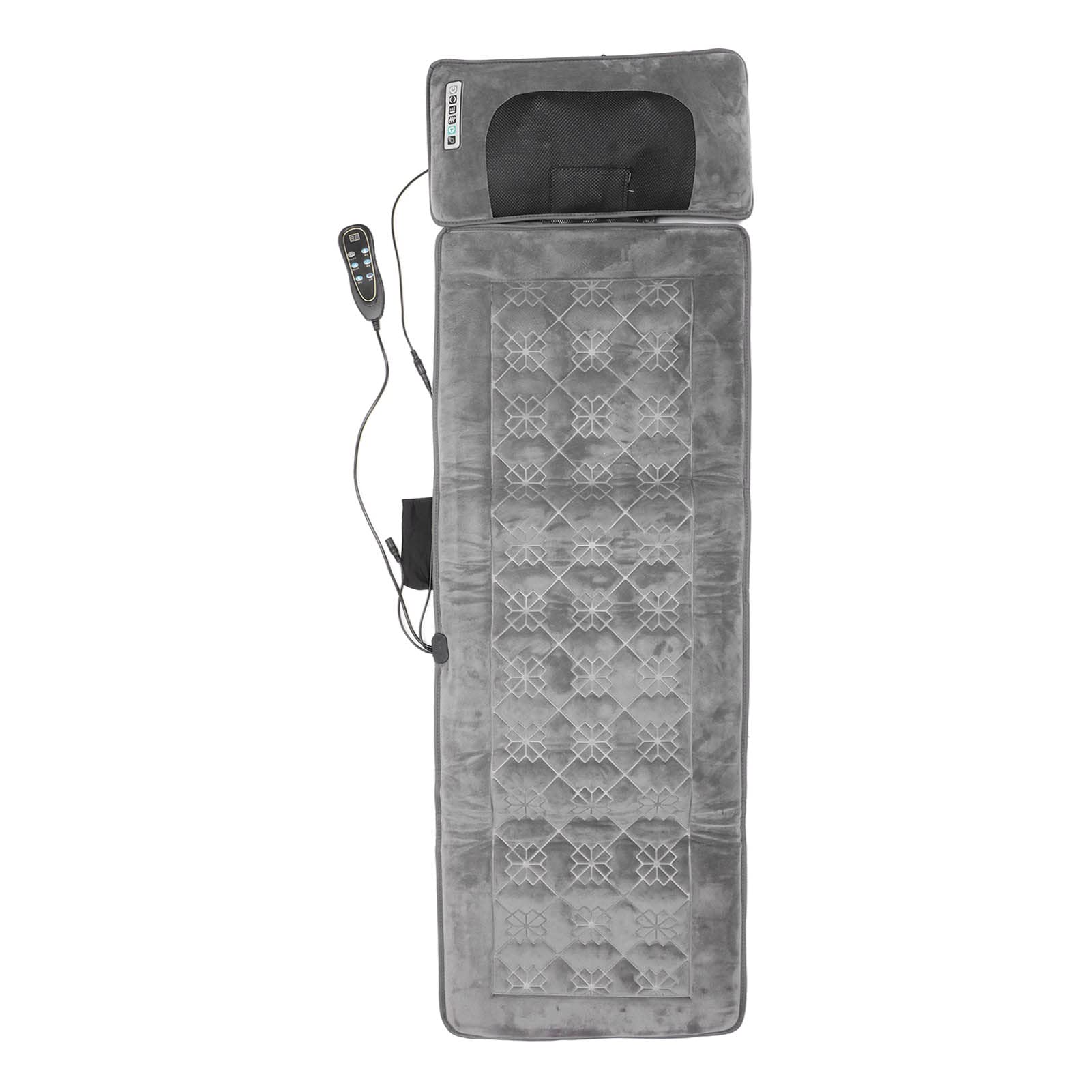 Ganzkörper-Massagematte,Massagematte mit Wärmekissen Zur Linderung von Rückenschmerzen,Körpermassage-Pad Vibrationsbeheiztes Shiatsu-Massage-Pad für Rücken, Nacken und