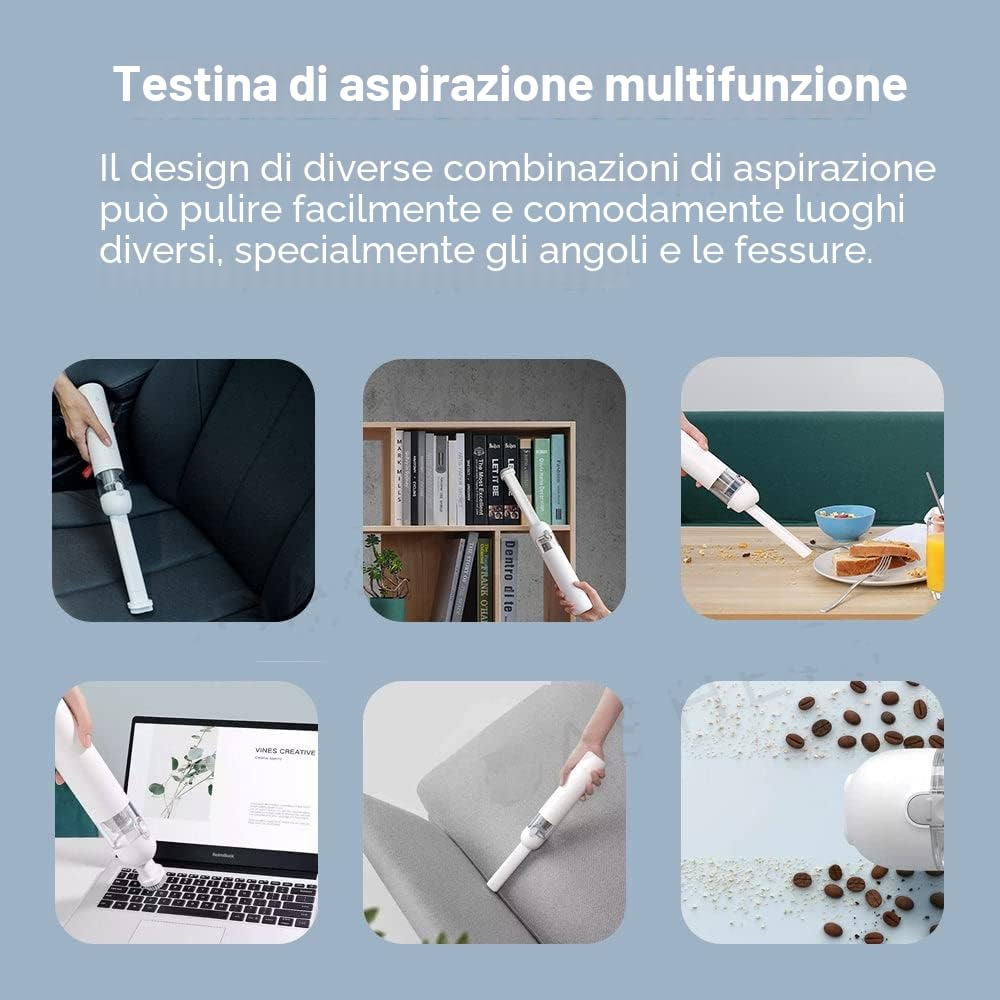 ASPIRAPOLVERE PORTATILE XIAOMI MI VACUER MINI 40W, Bianco