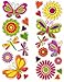 Fun Time 99876 Butterflies and Flowers Wall Stickers