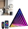 Infinity Mirror, Single-Sided LED 3D Mirror Night Light, with 358 Magical Multi Color Changing Light, for Ambiance and Decor. 30cm11.8in-A