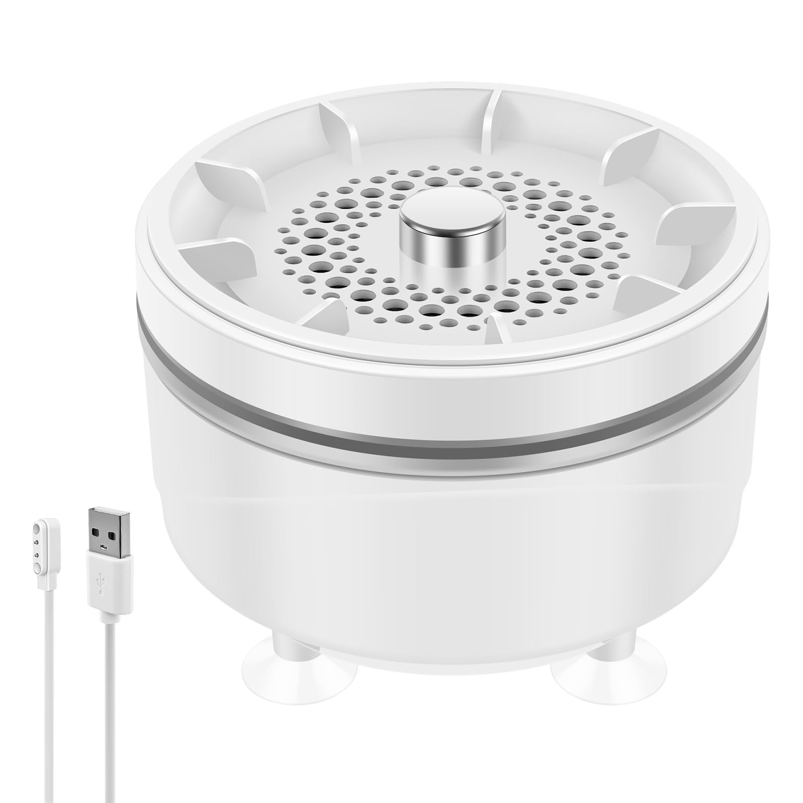 Automatic Fruit Cleaner, Wireless Vegetable Fruit Washer with Electrolysis Technology, Rechargeable Fruits Washing Machine Food Purifier for Home Kitchen