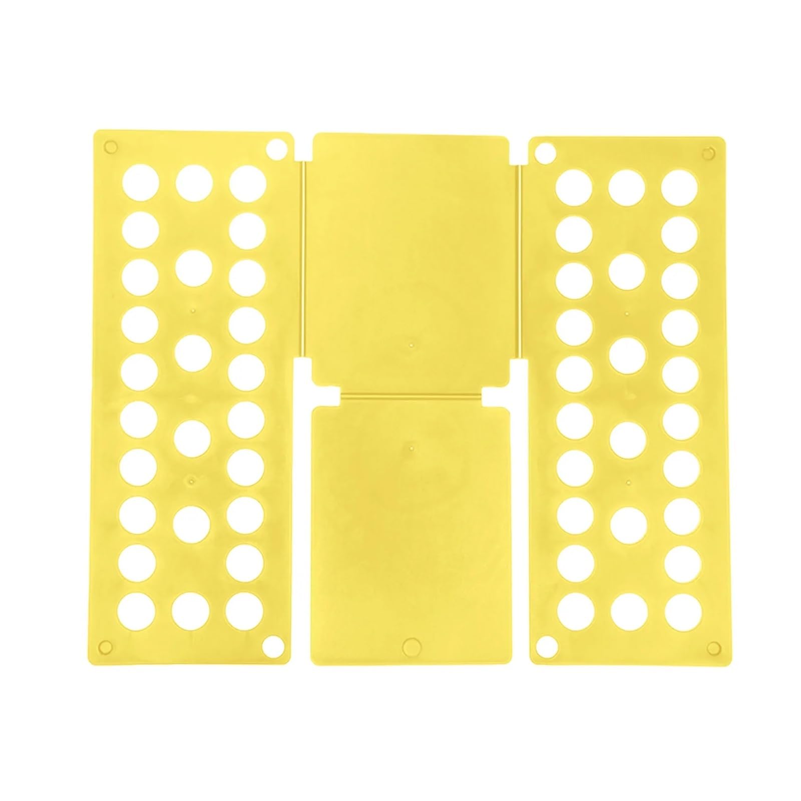 ZNTIHZ Clothes Folding Board Clothing Folder Bender Plastic Detacha T-shirt Laundry Time-saving For Washing And Folding(Yellow)