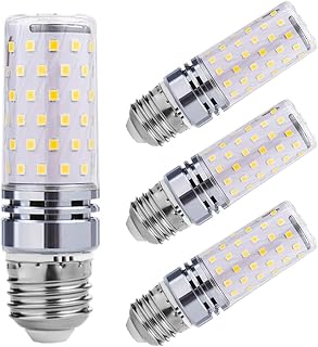 KLED 4Pack 12W LED Corn Light Bulb, Mini Corn Bulb, 100 Watt Equivalent, Warm White 3000K, 1100LM E26 Base, for Garage, Living Room, Studio, Office (3000K-Warm White, E26 Base)