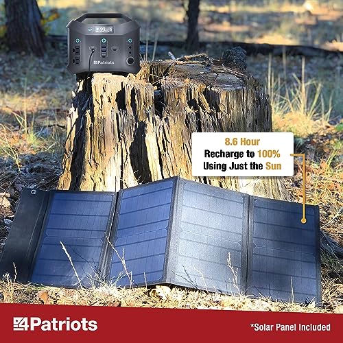 Patriot Power Sidekick: Mini Solar Generator Powers Phones, Laptops, & CPAP With 40W Solar Panel - Image 3