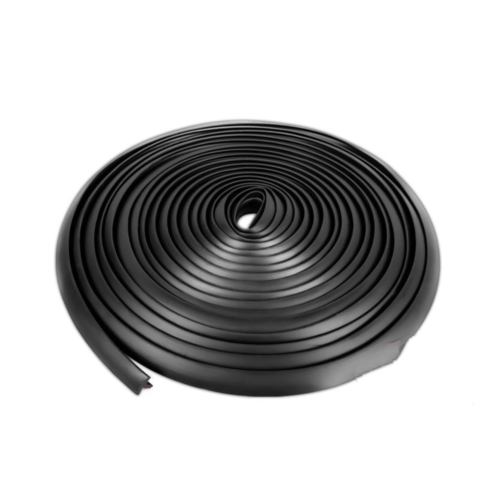 Guarnizione Per Porta Auto 10m Striscia Di Tenuta Per Auto A Forma Di T Piccola Guarnizione Inclinata Guarnizione Automatica Paraurti Auto Flare Arch Trim Sigillanti Cintura(10M)