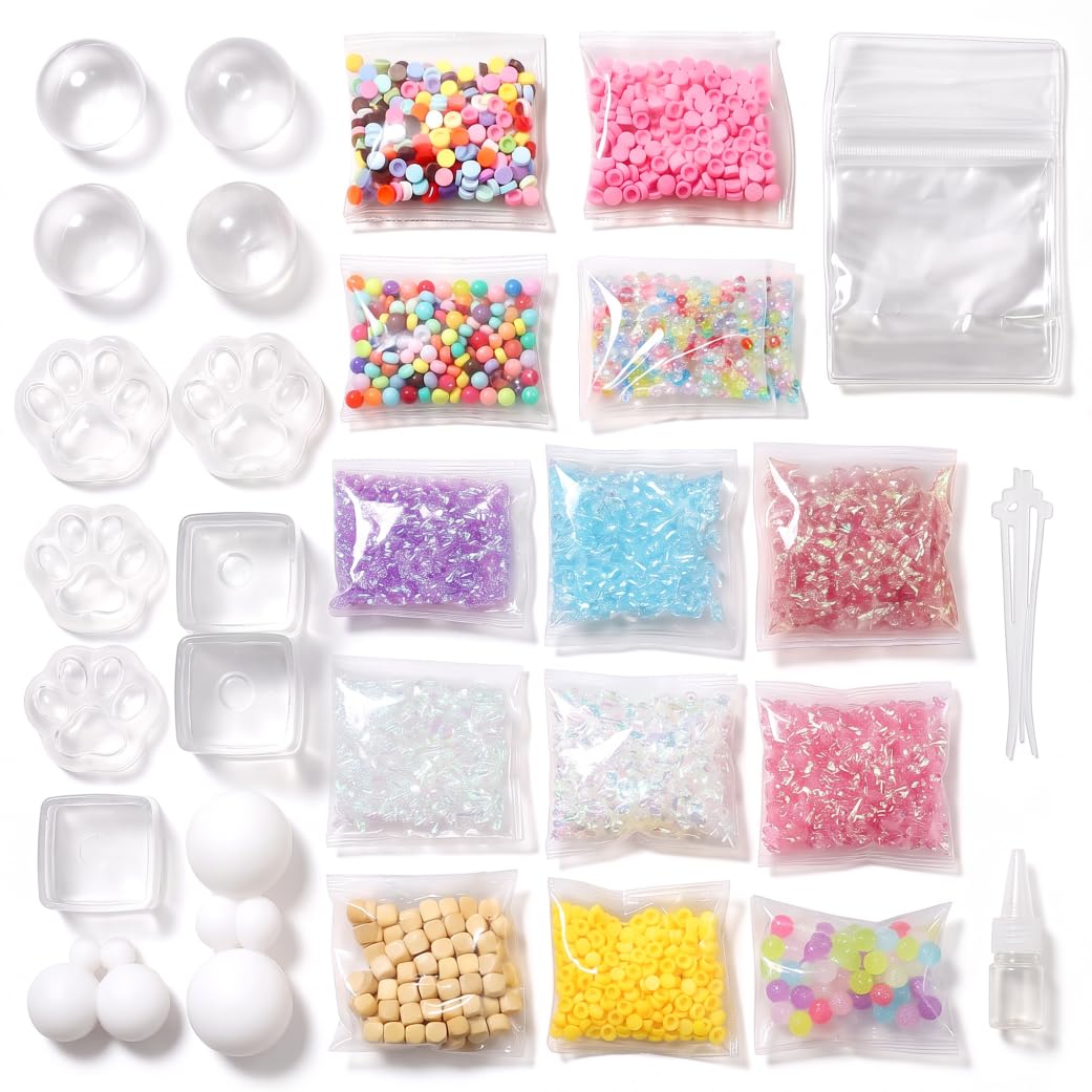 Neptuiby DIY Stress Ball Making Kit, Fun Craft Kit for Kids Adults Complete DIY for All Ages, Craft Custom Stress Balls for Home School Work