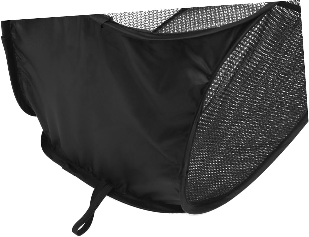 ULTECHNOVO 2pcs Pop-up Laundry Hamper Mesh Foldable Clothes Basket for Dorm College Travel Space-saving Storage