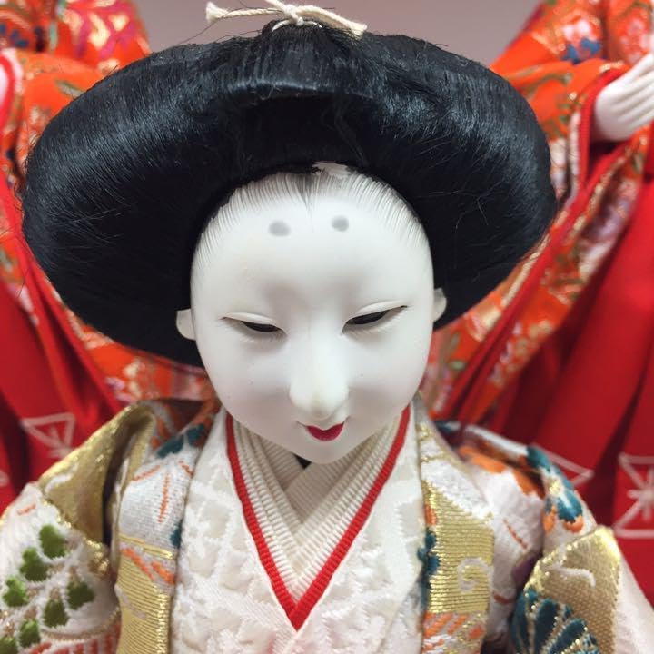 ★ノーブランド品★良品 おおきなひな人形 官女 雛まつり 三月節句＃3001