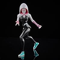 Vista 7 de Marvel Legends Series Spider-Man: Across The Spider-Verse Spider-Gwen - Figura de acción de 6 pulgadas, 4 accesorios