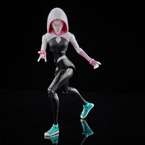 Miniatura 7 de Marvel Legends Series Spider-Man: Across The Spider-Verse Spider-Gwen - Figura de acción de 6 pulgadas, 4 accesorios