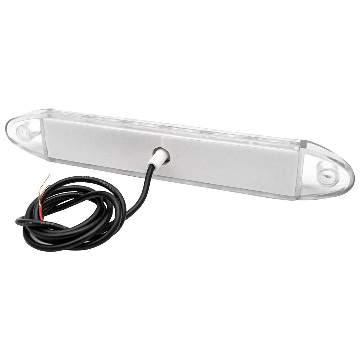 luci di marcia diurna per auto, 2 pezzi, 12 V, 6 LED, luce bianca