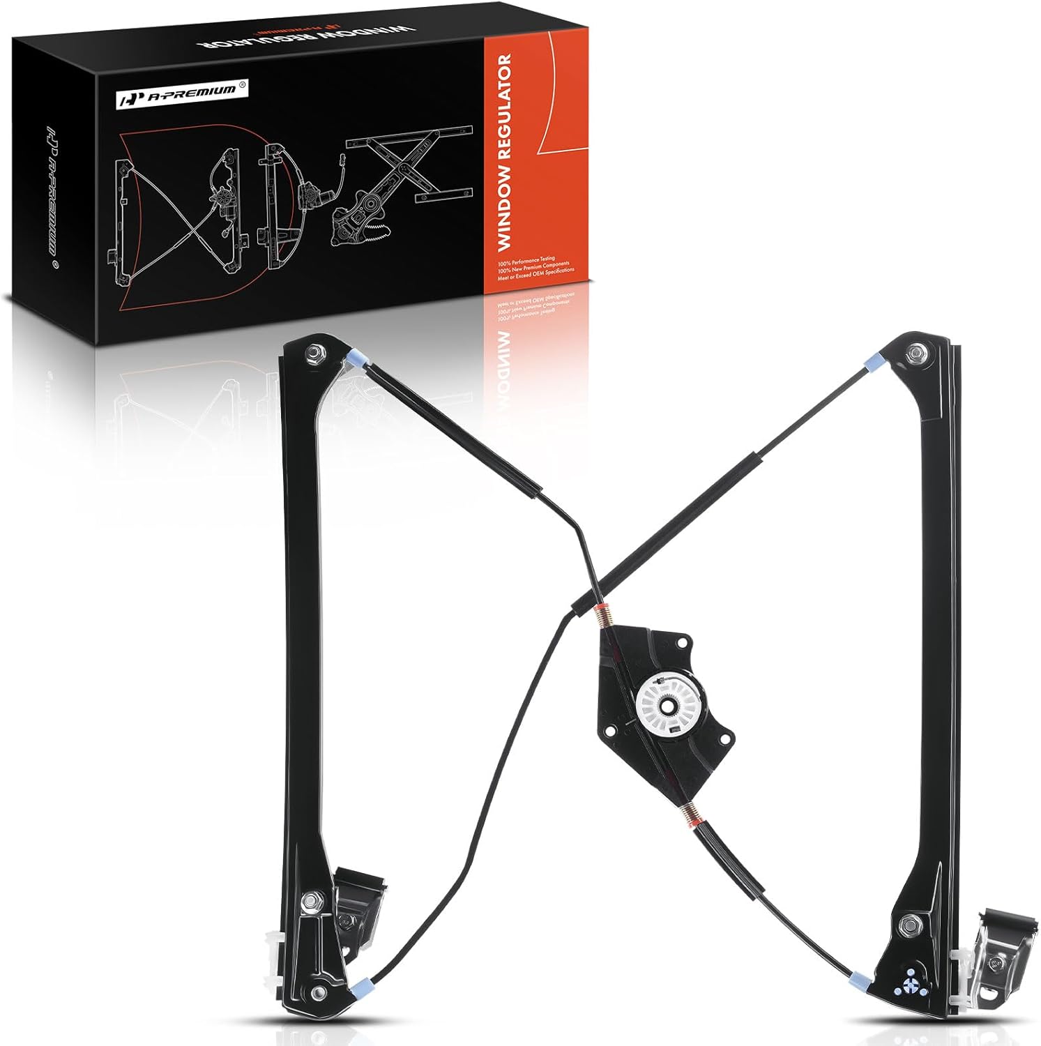 A-Premium Electric Power Window Regulator Without Motor Compatible with Volkswagen Passat 1998-2005 Front Left Driver Side