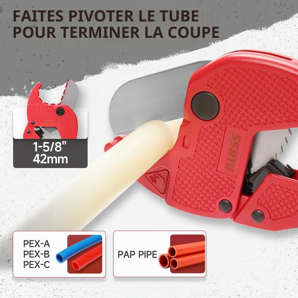 iCrimp SL-1225 Pince à sertir PEX Axial 12-25 mm avec inserts