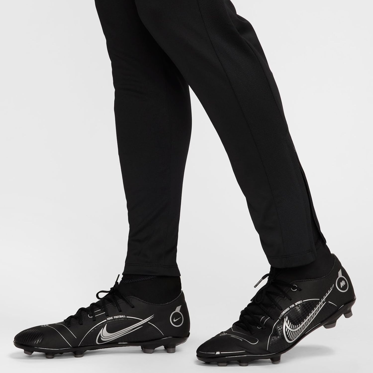 Nike Academy Men's Dri-FIT Soccer Pants (HJ3776-010, Black/Black/White) Size Large