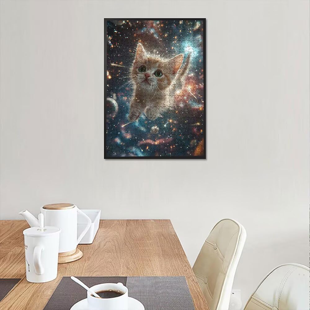 Puzzle 4000 Pezzi, Gatto Stellare 3D Puzzle per Adulti Impegnativo, Educa Puzzles Artistico, Divertente E Stimolante Puzzles Decorativo per La Famiglia, Regalo e Decorazione Pareti DX0YL6-946