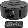 Mini LED Projector, Home Theater Movie Projector, Small Outdoor LED Video Projectors Adopts Diffuse Reflection Imaging Technology Maximum Resolution 1920 X 1080 for Home Theater Use