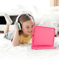 ProCase iPad 10-11 generációs gyermek tok ütésálló állvánnyal rózsaszín 8