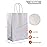 AZOWA Silver Gift Bags with Handles Mini Kraft Paper Bags for Party Favors (6 x 2.4 x 4.7 in, 12 Pcs)