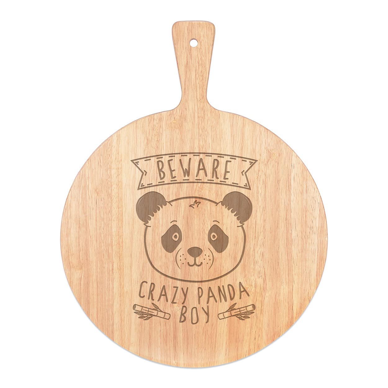Planche à pizza en bois 45cm avec poignée pour un service fluide