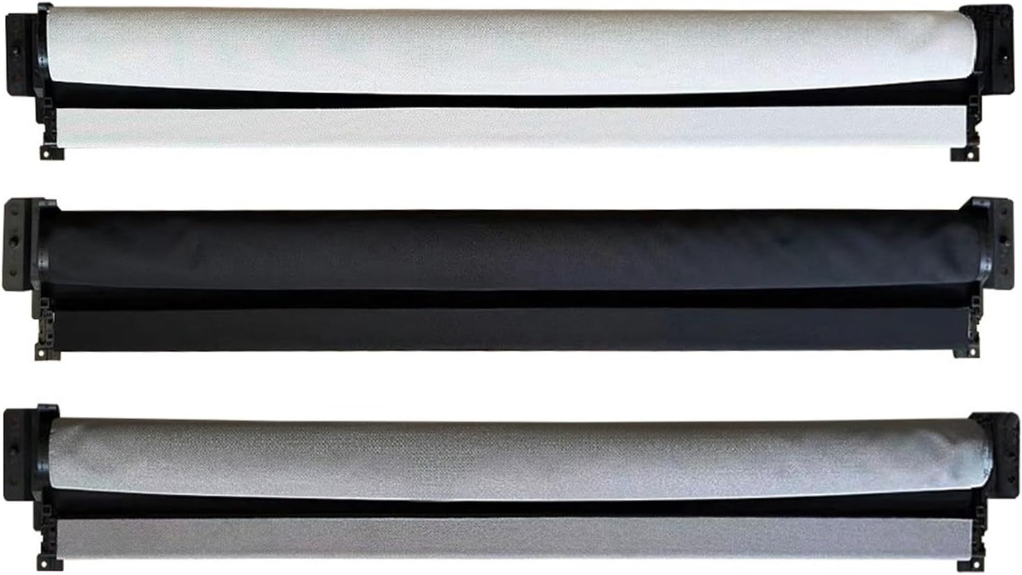 Car Panorama Sunroof Roller Blinds Sunshade Curtain Cover Assembly Compatible For Land Rover Defender L663 2020-(Black)