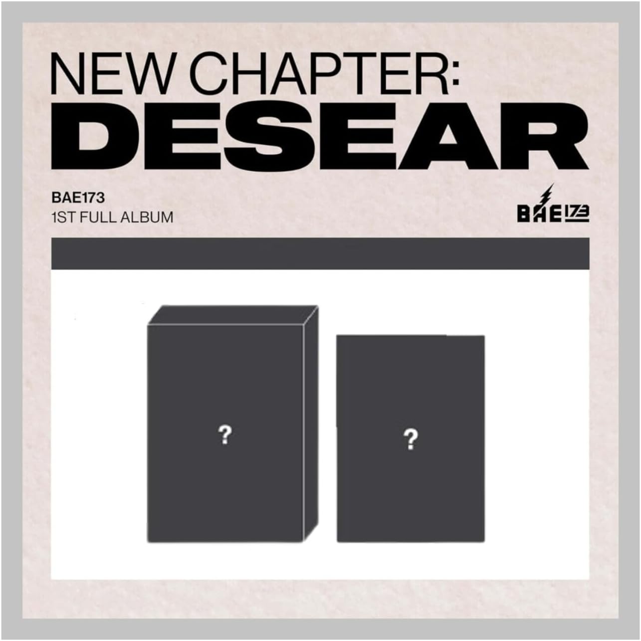 BAE173 NEW CHAPTER : DESEAR 1st Album アルバム with Trackin Sealed 韓国発