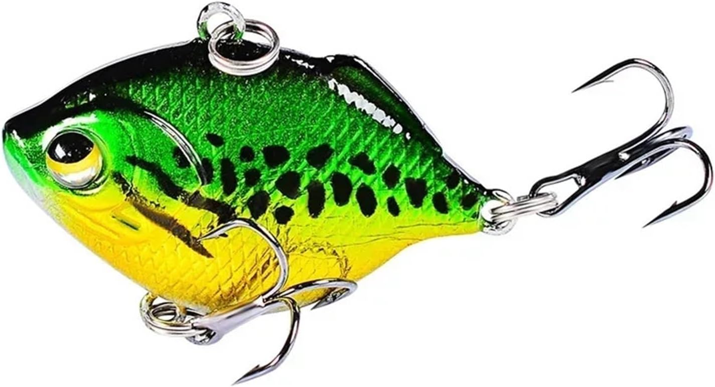 MetalBlade Glow Cicada Lure, Sinking Tail, Spinner Baits, Bibe for Bass, Pike, Perch Fishing, 4.5cm, 8.5g, 1 Pc