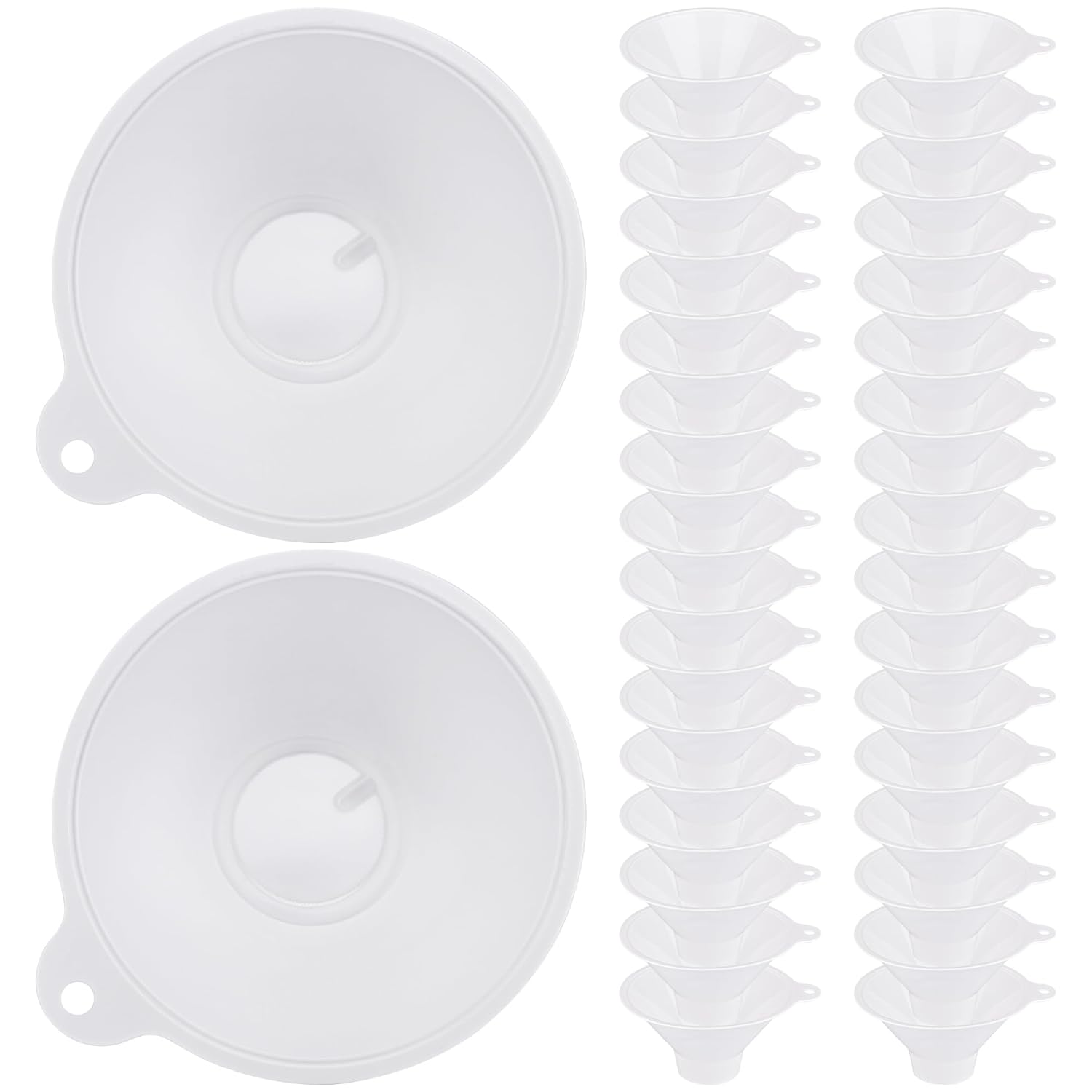 Calculi Strainer Kidney Stone Collector Funnel with Mesh Screen Filters for Straining Urine and Pee for Analysis Testing 36 Pack