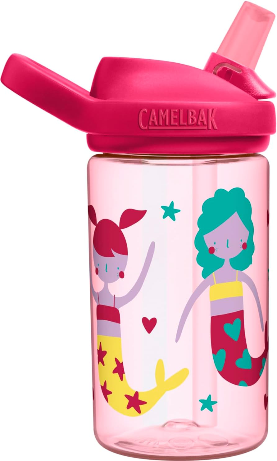 CamelBak eddy+ 14oz Kids Water Bottle with Tritan Renew – Straw Top, Leak-Proof When Closed