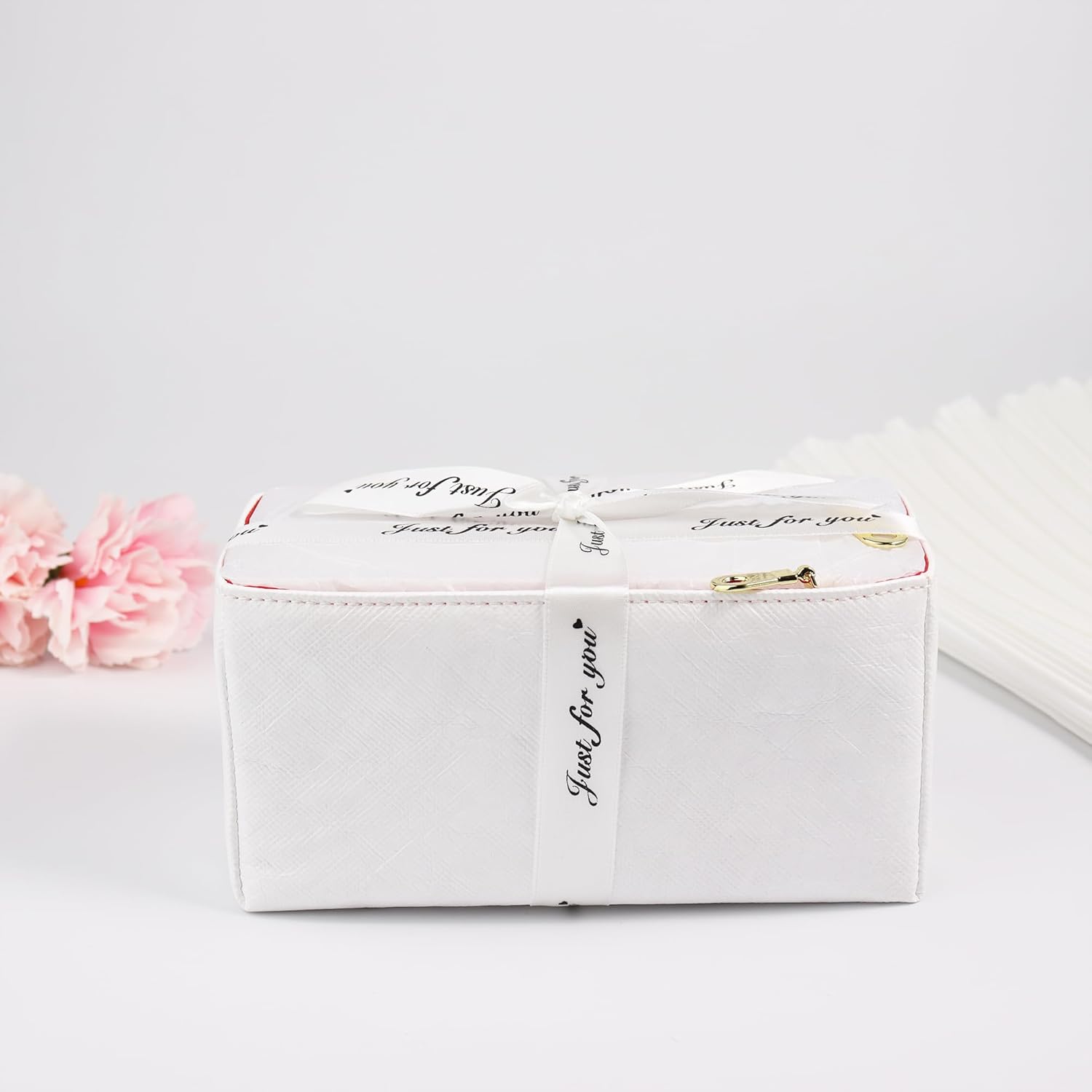 Purse Organizer Insert for handbag,Dupont paper Ultra-Light weight Bag Organizer Insert for LV Speedy 20 Waterproof (Small-white red) - Image 6