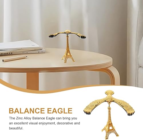Miniatura 8 de ARTIBETTER Equilibrio Eagle Decoración Adornos Oficina Escritorio Set Aleación Zinc Aleación Zinc Aleación Ornamento