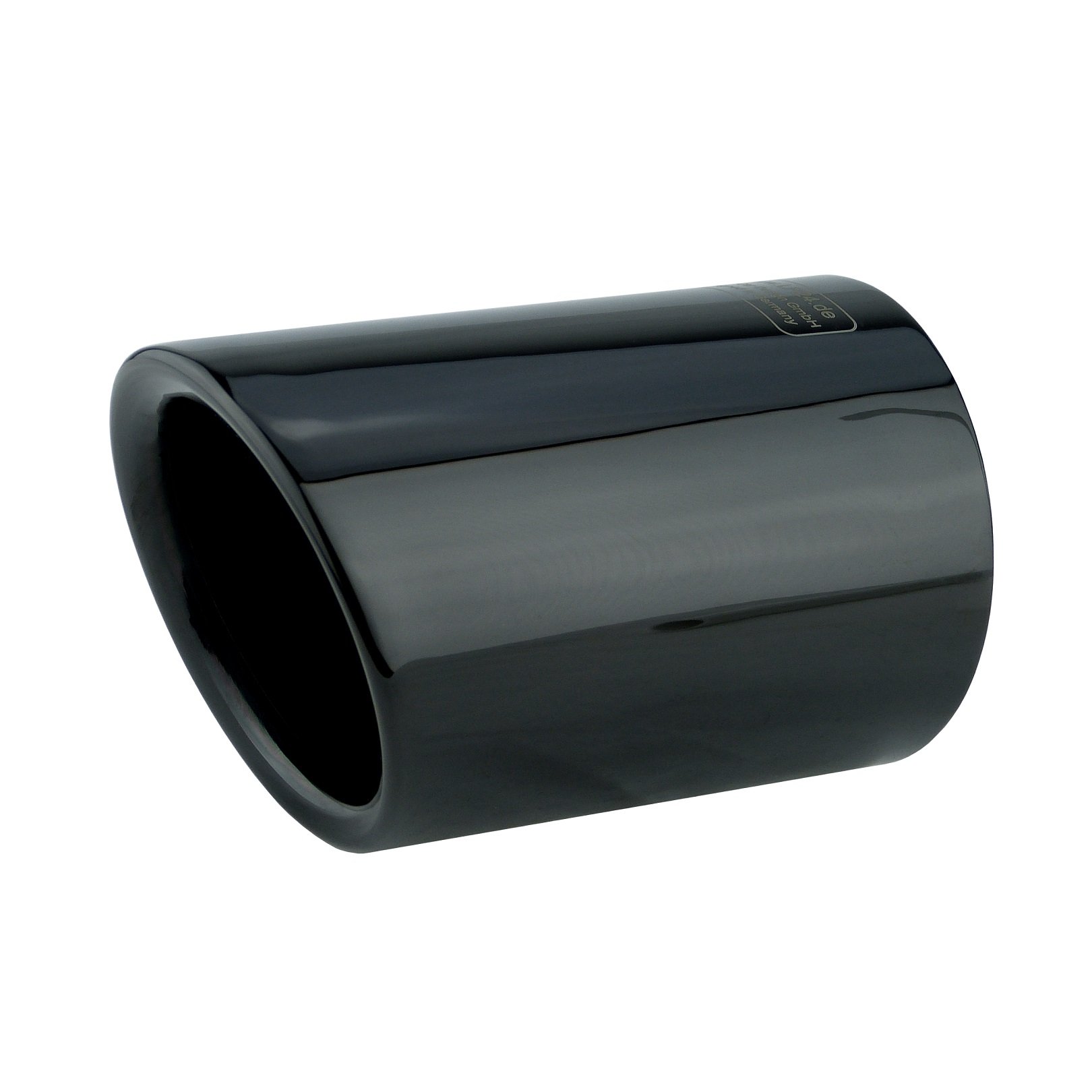 Terminali di Scarico in Acciaio Inox L&P A293 Nero Lucidato Cromato