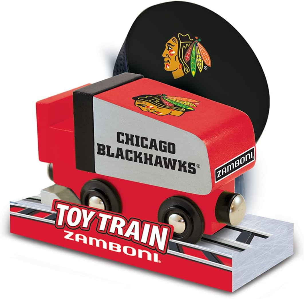 MasterPieces NHL Real Wood Toy Train Zamboni image 4
